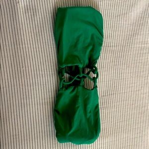 Strapless green San Lorenzo top😍